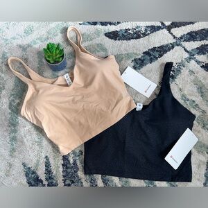 NWT LULULEMON 12 SET/2 ALIGN NULU TANK BRATOPS NWT BUTTERY SOFT!
